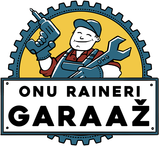 Onu Raineri Garaaži logo. Autoremonditöökoda